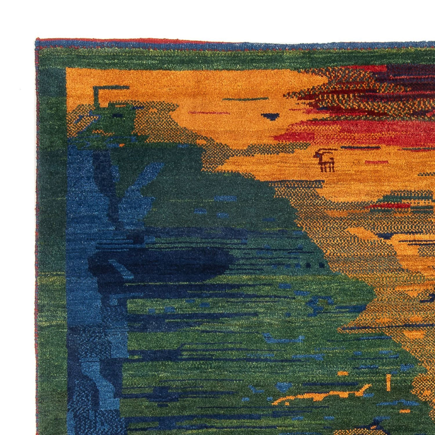 Tapis Gabbeh persan Tapis 228x200cm - Perserteppich Wollteppich