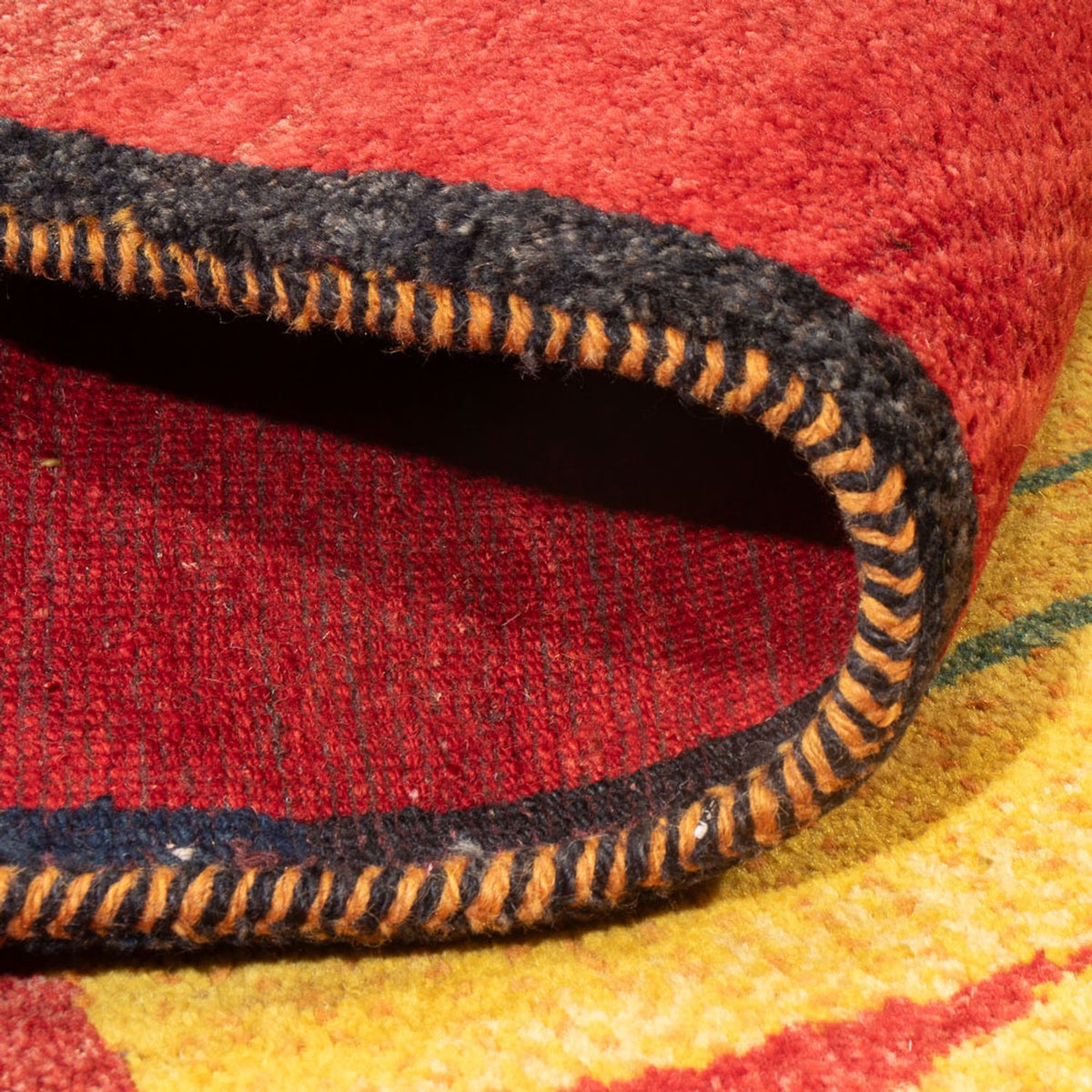 Tapis Gabbeh - Persan - 203 x 173 cm - multicolore