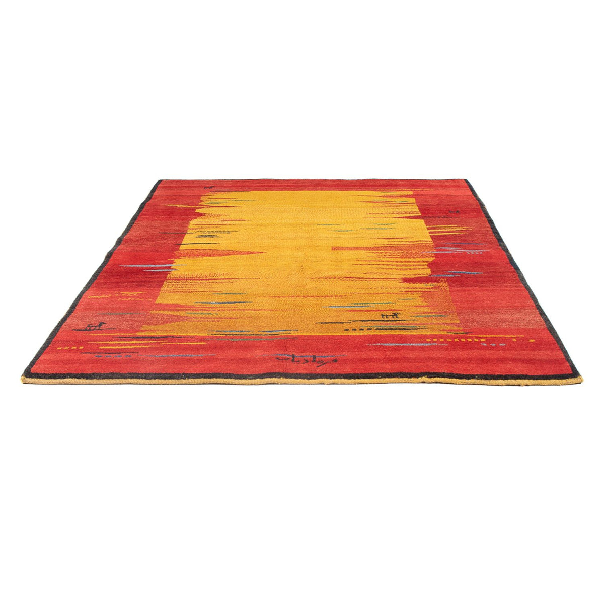 Tapis Gabbeh - Persan - 203 x 173 cm - multicolore