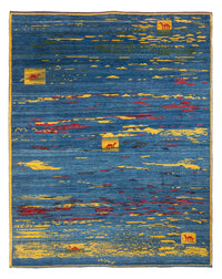 Tapis Gabbeh - Persan - 255 x 214 cm - multicolore