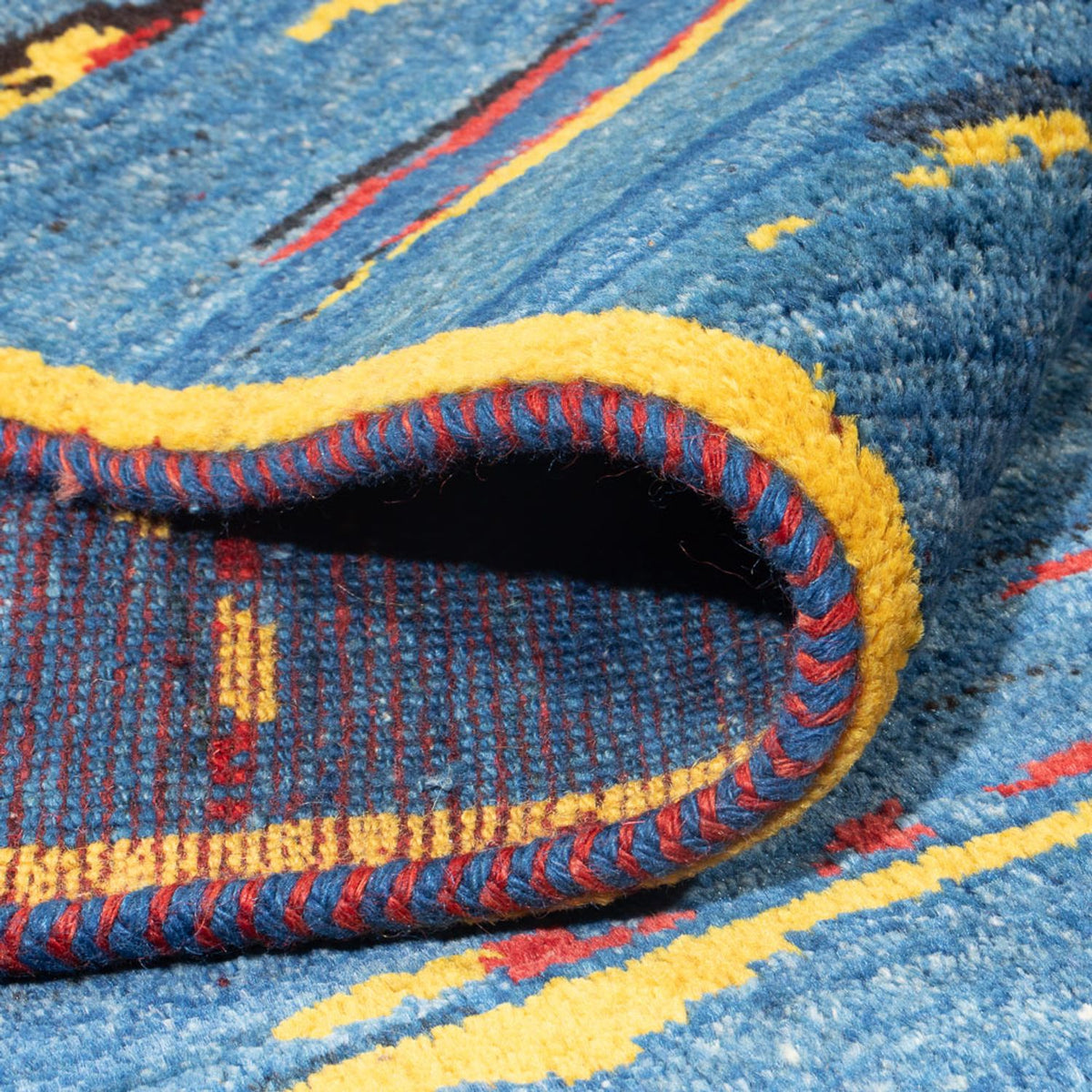 Tapis Gabbeh - Persan - 255 x 214 cm - multicolore