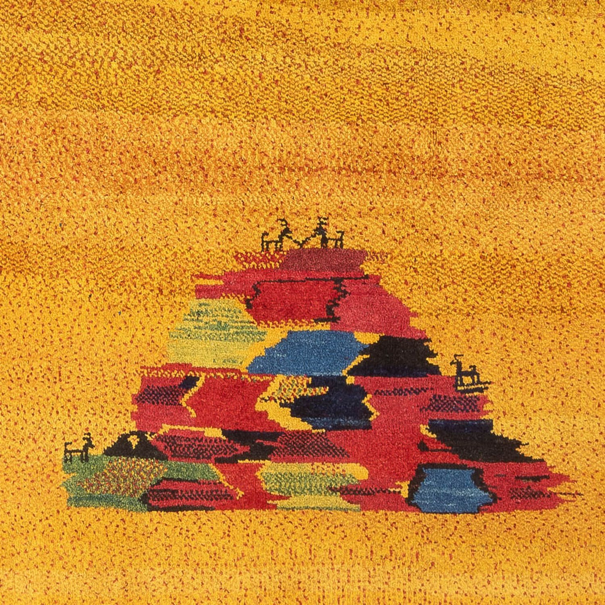 Tapis Gabbeh - Persan - 250 x 198 cm - multicolore