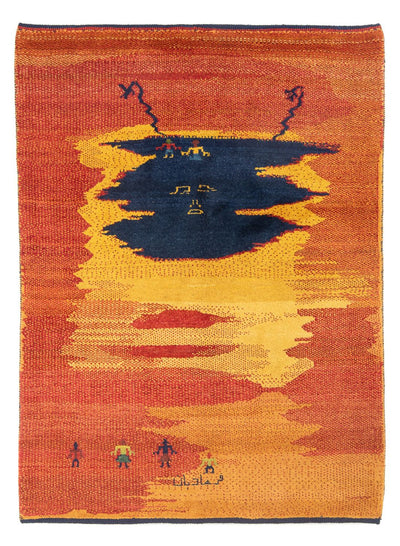 Tapis Gabbeh persan Tapis 150x193cm - Perserteppich Wollteppich