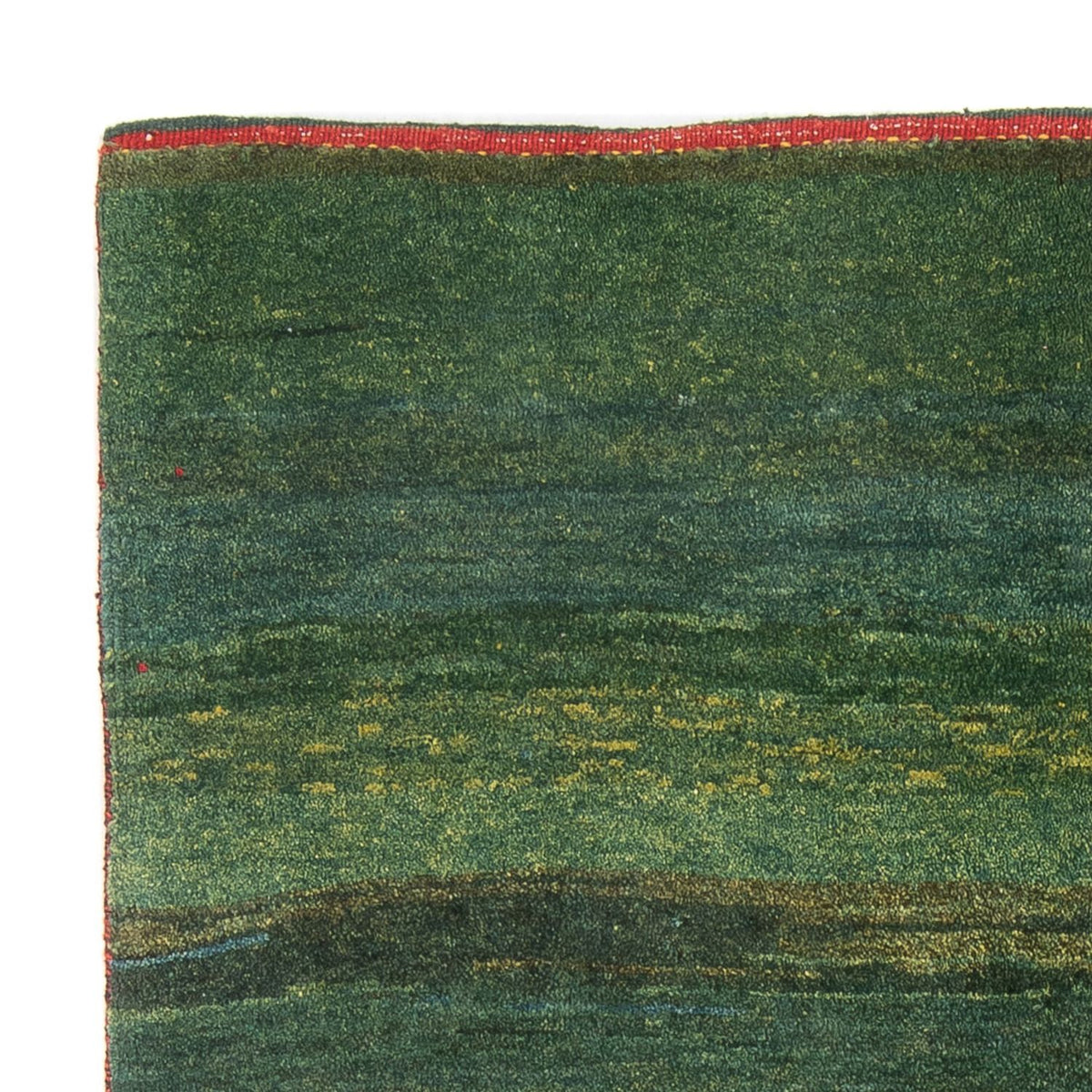 Tapis Gabbeh - Persan - 183 x 146 cm - vert menthe
