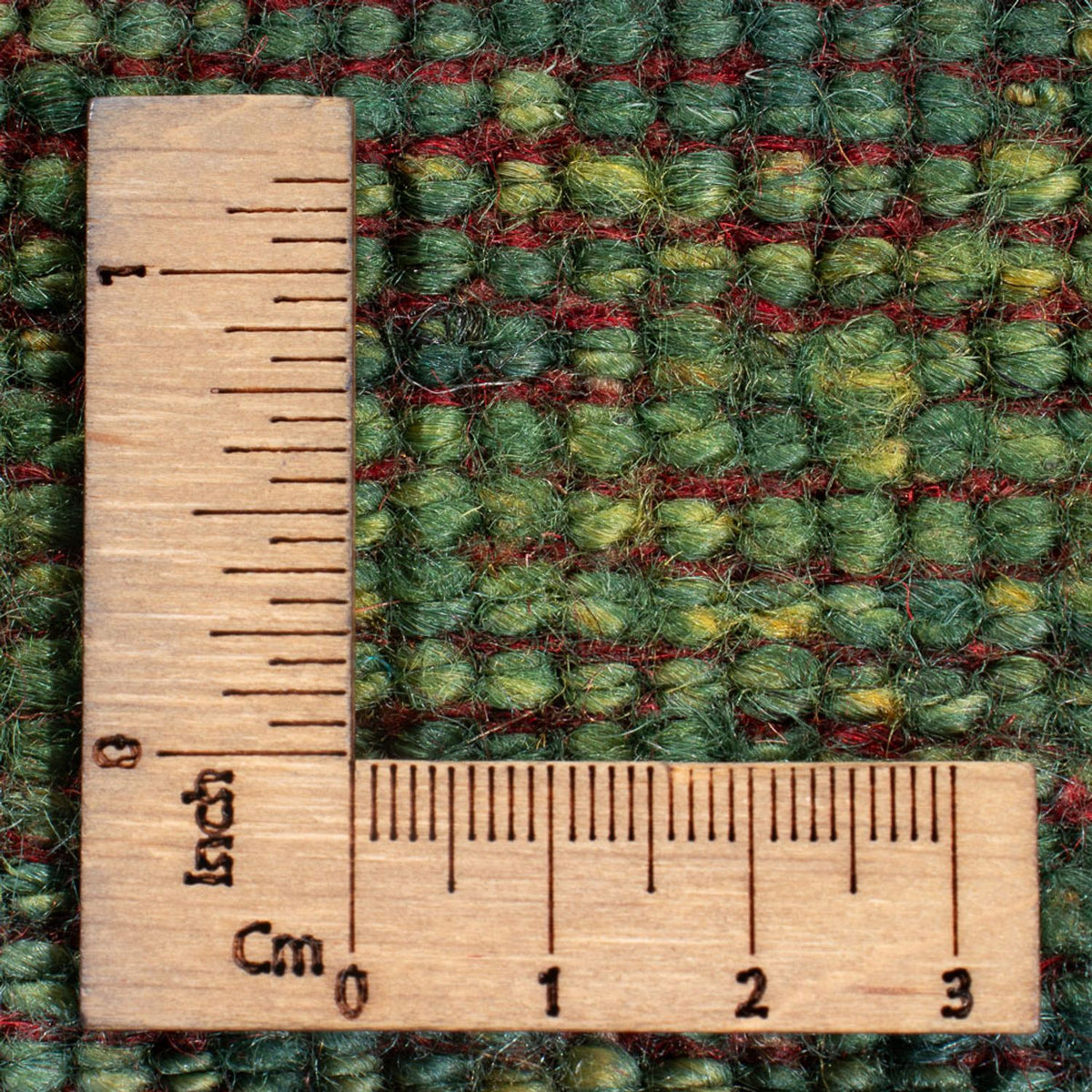 Tapis Gabbeh - Persan - 183 x 146 cm - vert menthe