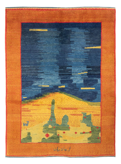 Tapis Gabbeh persan Tapis 153x206cm - Perserteppich Wollteppich