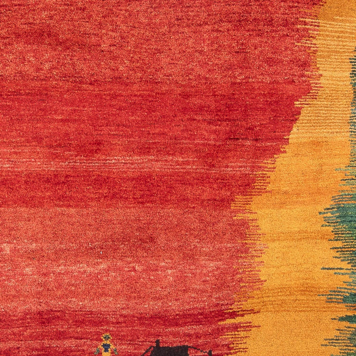 Tapis Gabbeh - Persan - 250 x 200 cm - multicolore