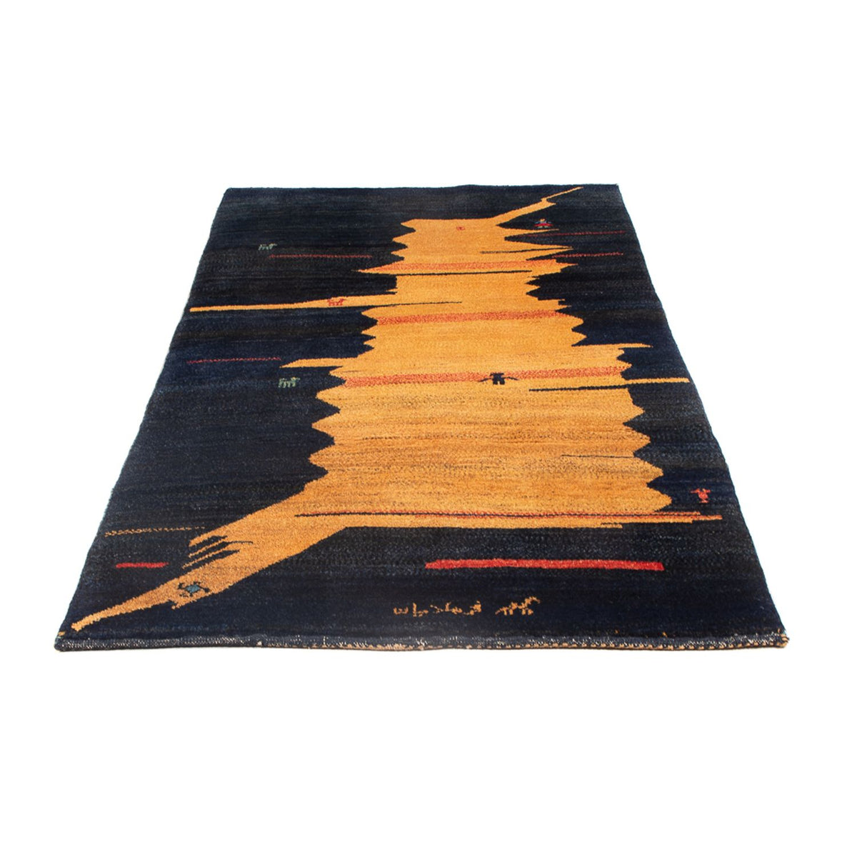 Tapis de couloir Tapis Gabbeh - Persan - 200 x 104 cm - multicolore