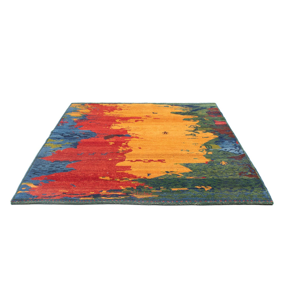 Tapis Gabbeh - Persan - 218 x 170 cm - multicolore