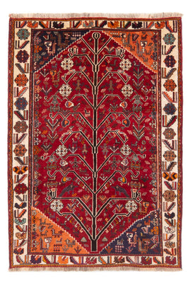 Tapis persan - Nomadic - 192 x 130 cm - rouge