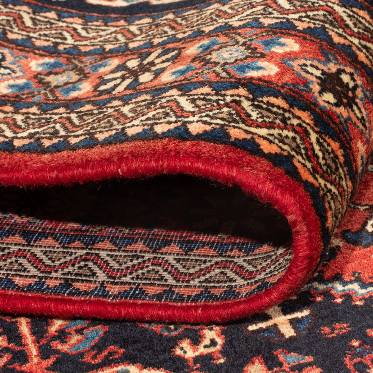 Tapis persan - Nomadic - 148 x 110 cm - rouge