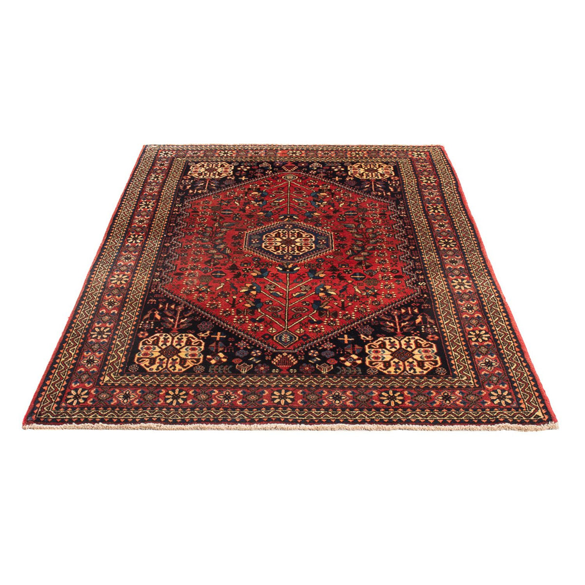 Tapis persan - Nomadic - 148 x 110 cm - rouge
