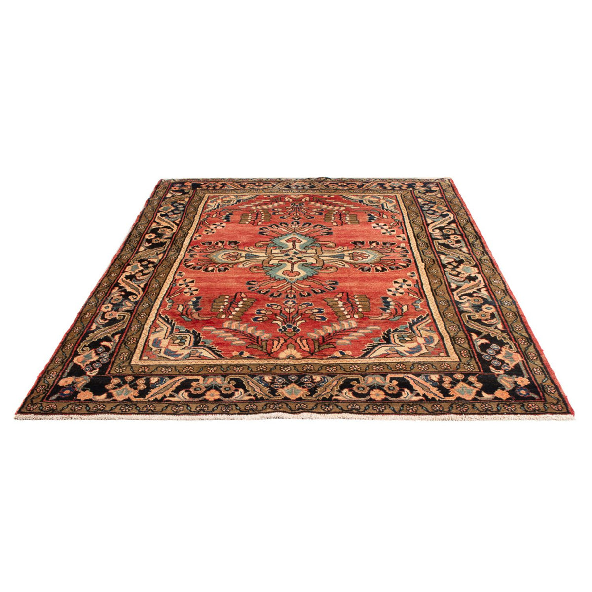 Tapis persan - Nomadic - 226 x 155 cm - rouge