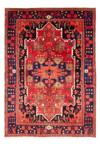 Tapis persan - Nomadic - 207 x 138 cm - rouge