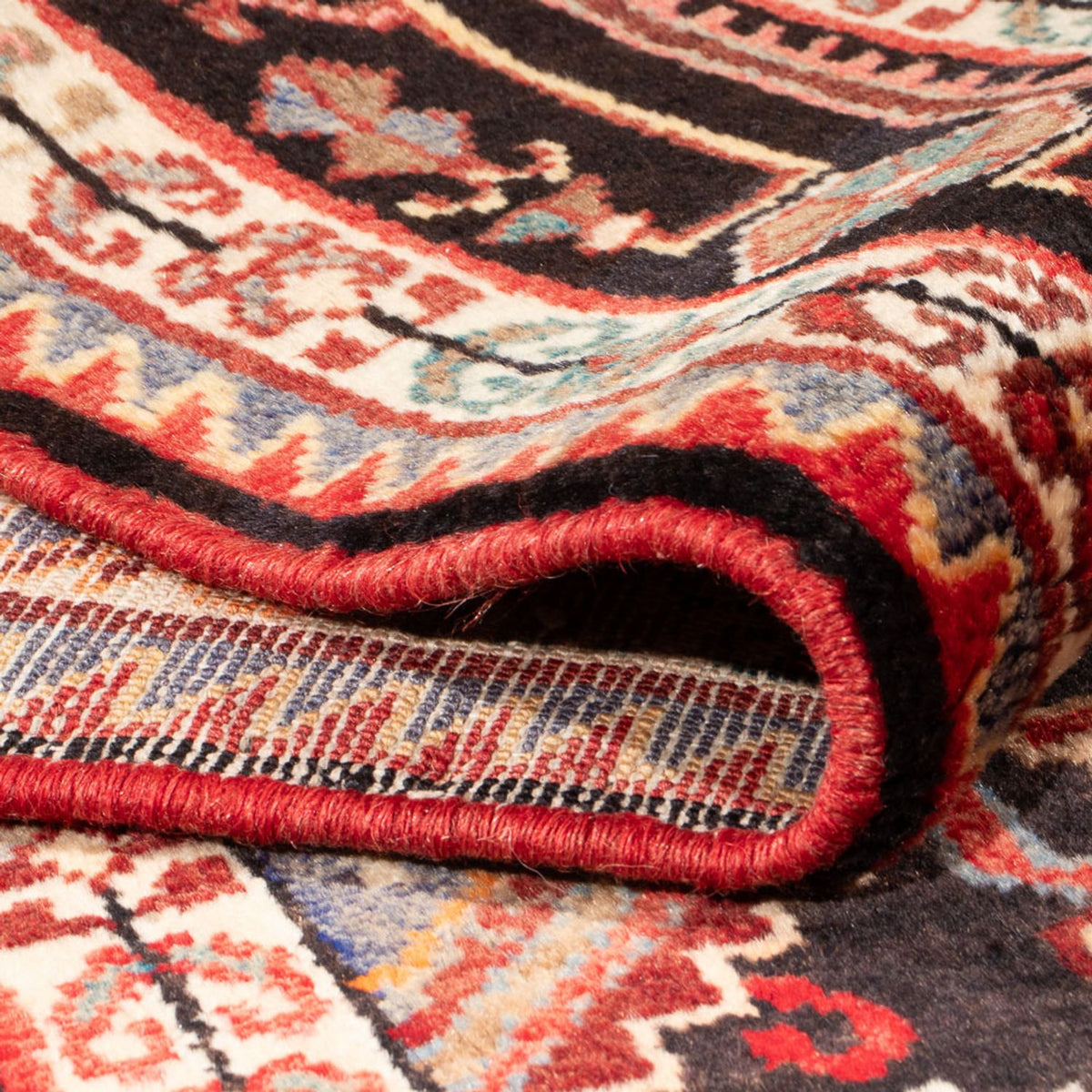 Tapis persan - Nomadic - Royal - 188 x 120 cm - bleu foncé