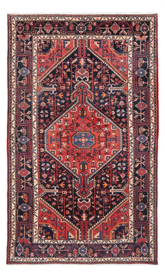 Tapis persan - Nomadic - Royal - 234 x 135 cm - bleu foncé
