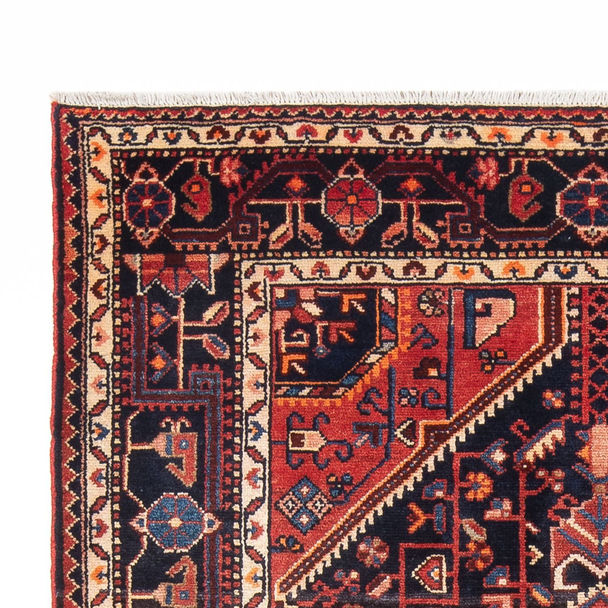 Tapis persan - Nomadic - Royal - 234 x 135 cm - bleu foncé