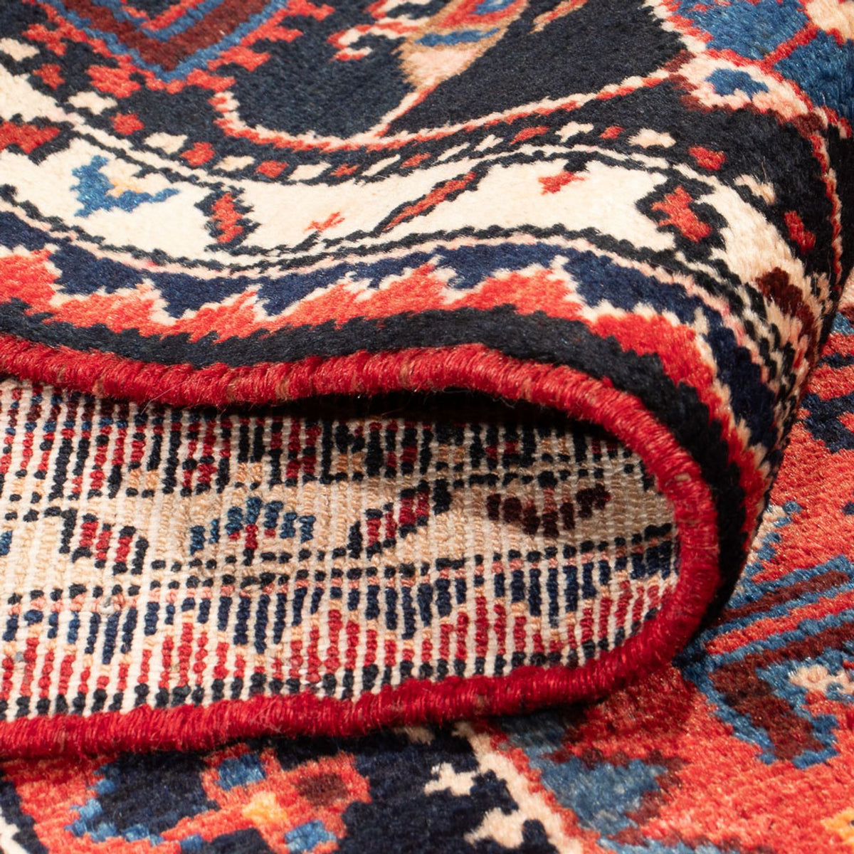 Tapis persan - Nomadic - Royal - 234 x 135 cm - bleu foncé