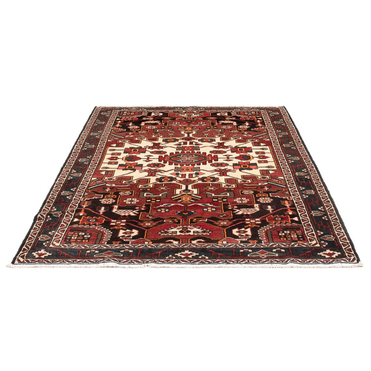 Tapis persan - Nomadic - Royal - 209 x 134 cm - rouge