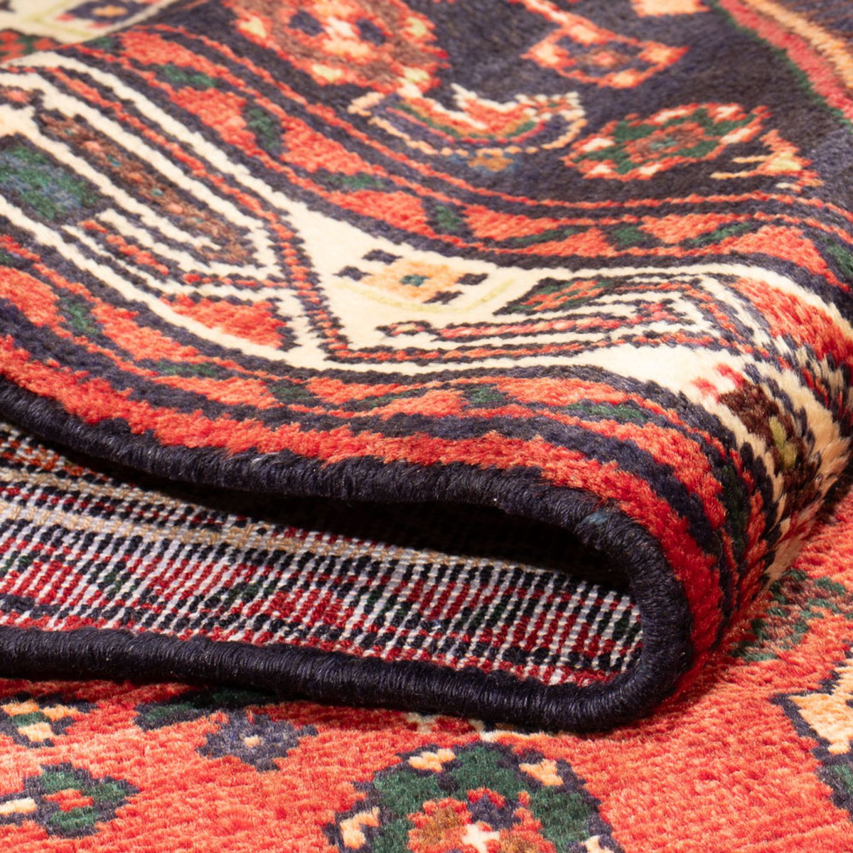 Tapis persan - Nomadic - Royal - 217 x 129 cm - rouge