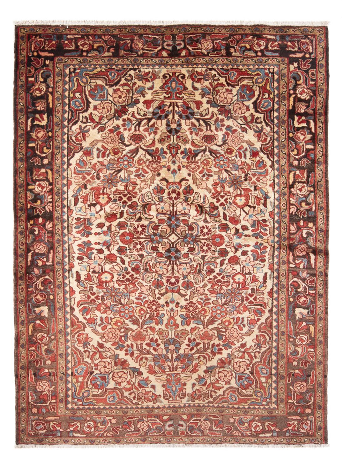 Tapis persan - Nomadic - Royal - 214 x 152 cm - crème
