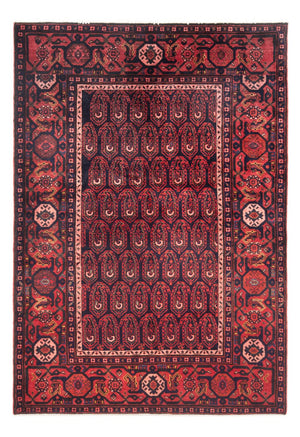 Tapis persan - Nomadic - Royal - 203 x 138 cm - bleu foncé