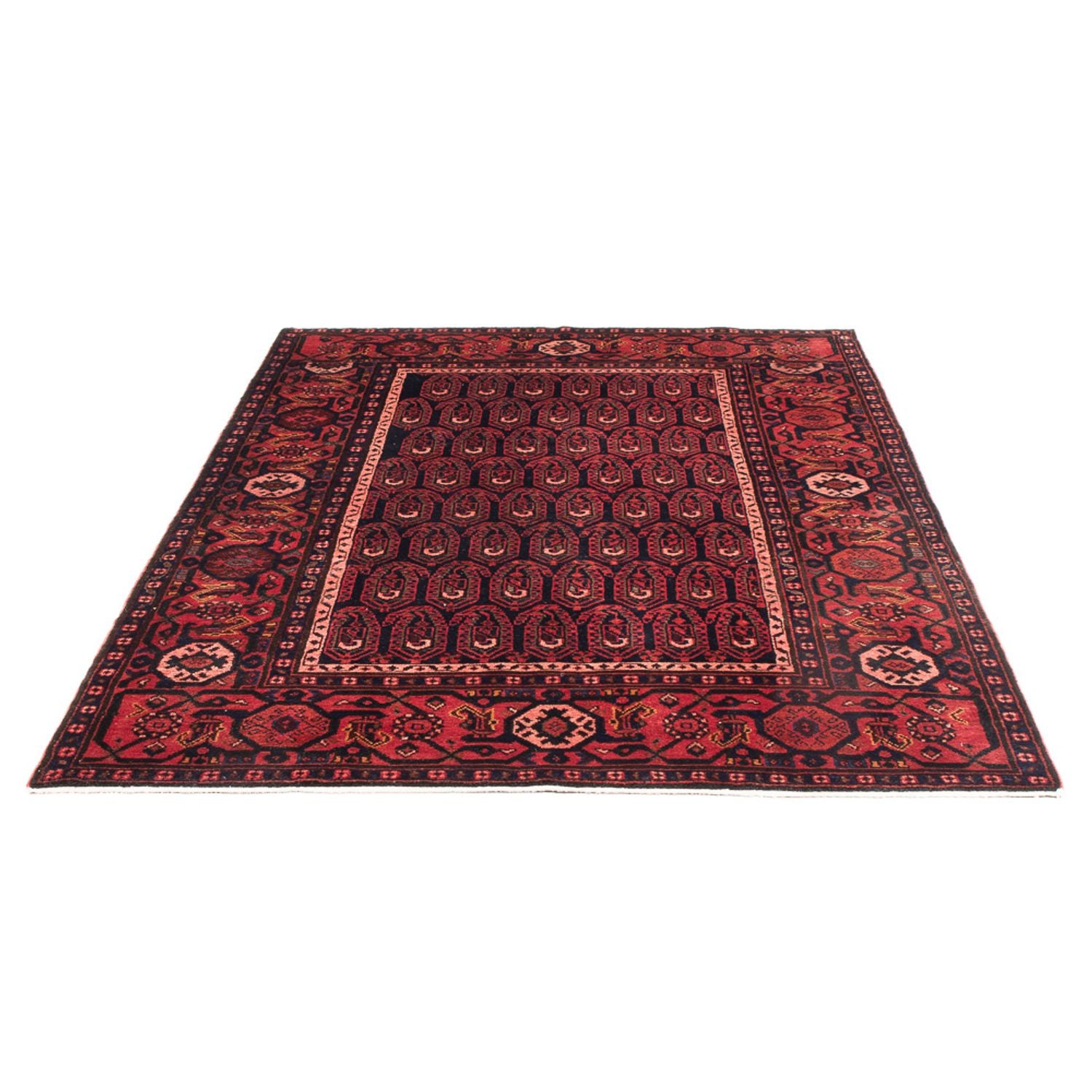 Tapis persan - Nomadic - Royal - 203 x 138 cm - bleu foncé