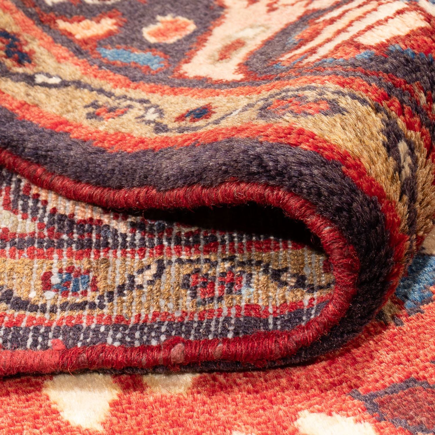 Tapis persan - Nomadic - Royal - 241 x 150 cm - rouge