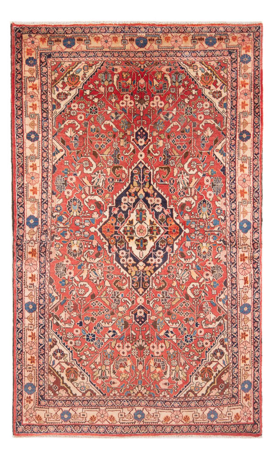 Tapis persan - Nomadic - Royal - 210 x 125 cm - rouge