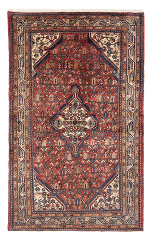 Tapis persan - Nomadic - Royal - 221 x 132 cm - rouge