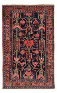 Tapis persan - Nomadic - Royal - 219 x 132 cm - bleu foncé