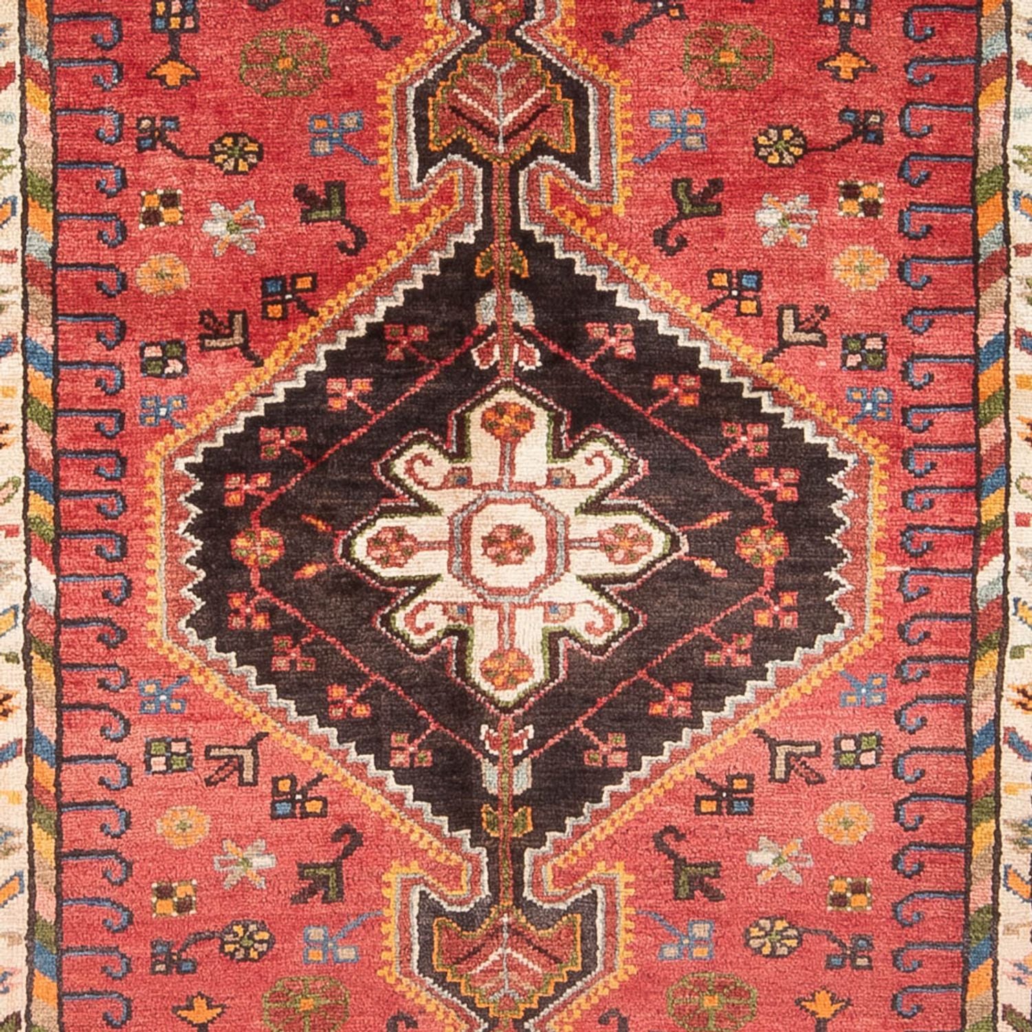 Tapis de couloir Tapis persan - Nomadic - 232 x 129 cm - rouge