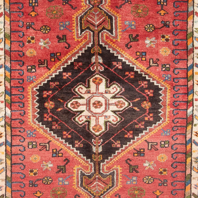 Tapis de couloir Tapis persan - Nomadic - 232 x 129 cm - rouge