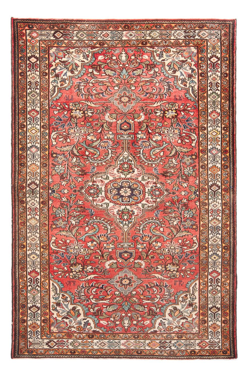 Tapis persan - Nomadic - Royal - 225 x 142 cm - rouge