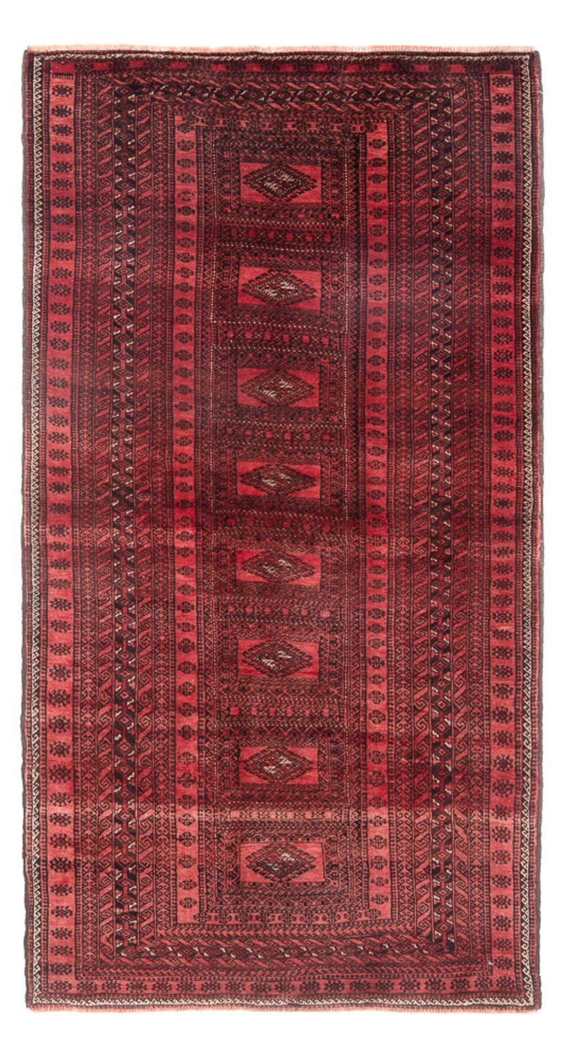 Tapis persan - Nomadic - Royal - 241 x 130 cm - bleu foncé