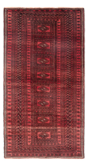 Tapis persan - Nomadic - Royal - 241 x 130 cm - bleu foncé