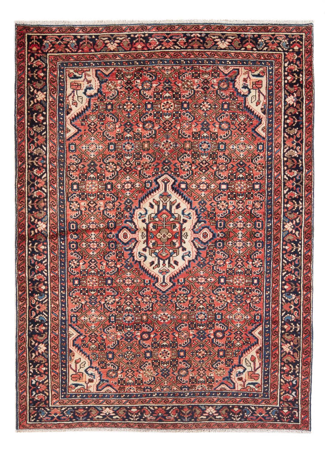 Tapis persan - Nomadic - Royal - 204 x 145 cm - rouge