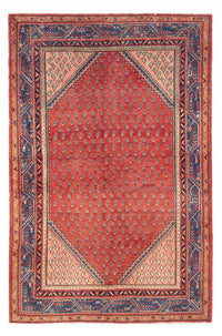 Tapis persan - Nomadic - Royal - 211 x 134 cm - rouge