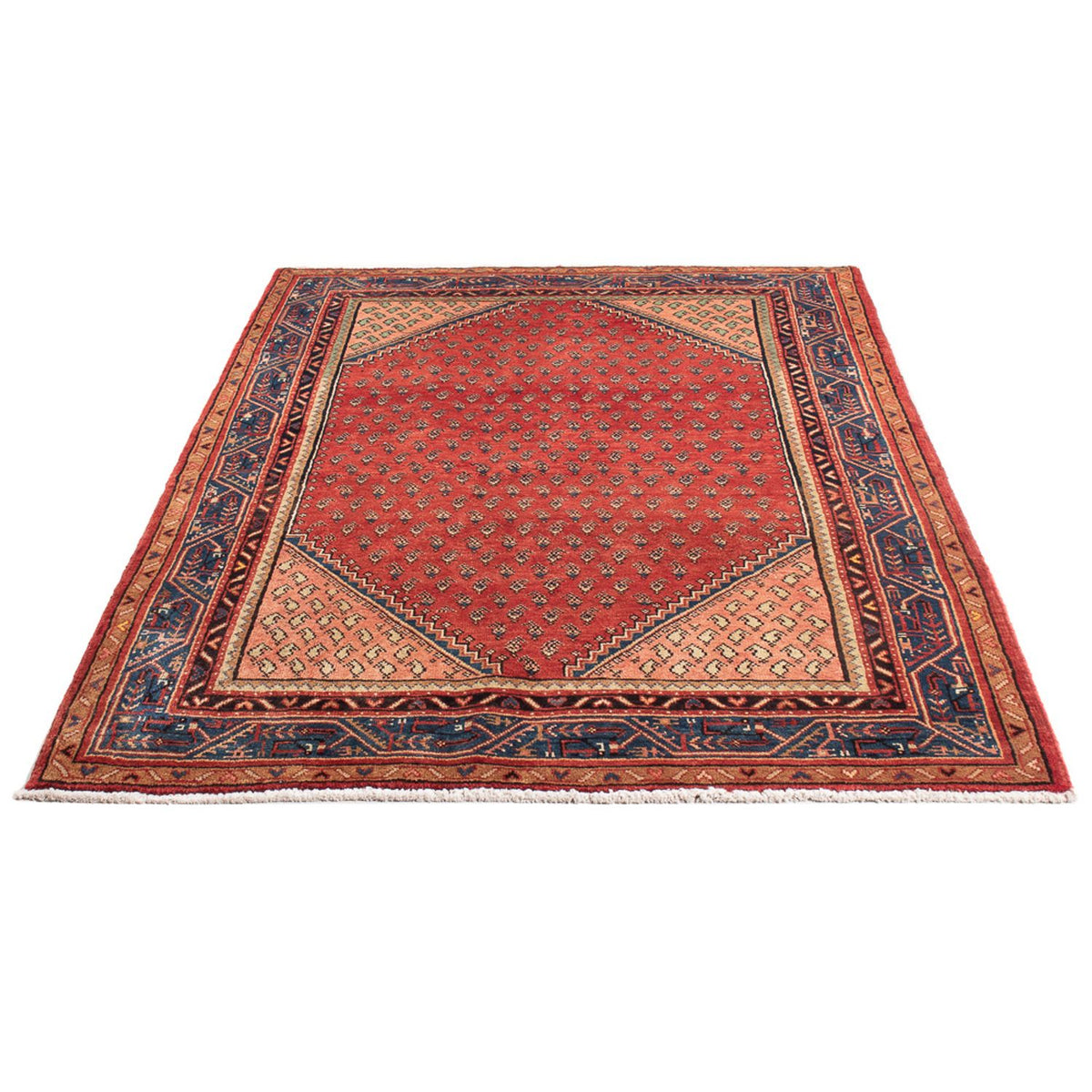 Tapis persan - Nomadic - Royal - 211 x 134 cm - rouge