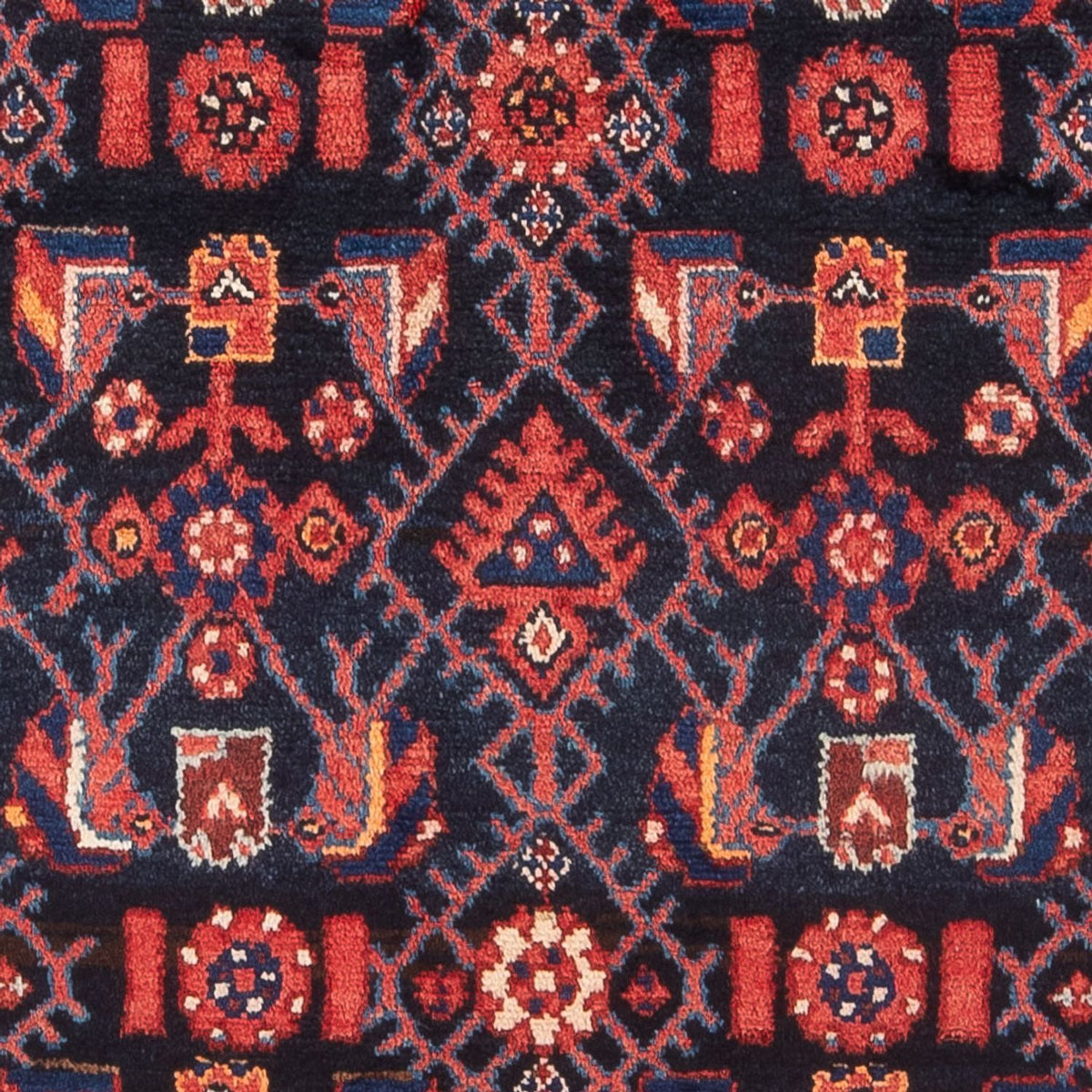 Tapis persan - Nomadic - Royal - 198 x 130 cm - bleu foncé