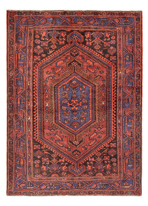 Tapis persan - Nomadic - Royal - 197 x 142 cm - rouge
