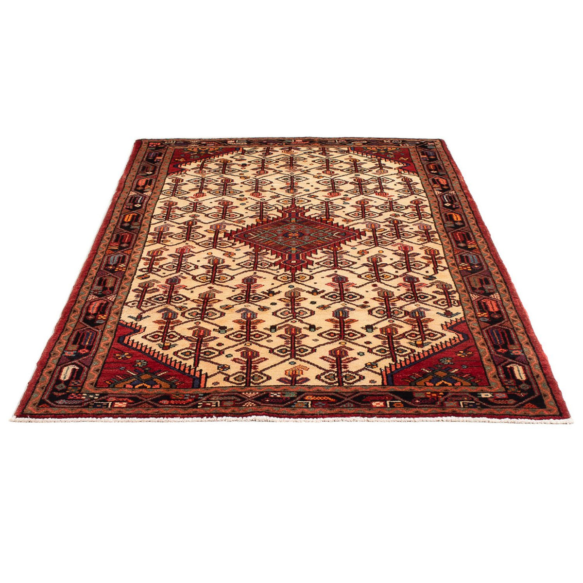 Tapis persan - Nomadic - Royal - 201 x 119 cm - crème