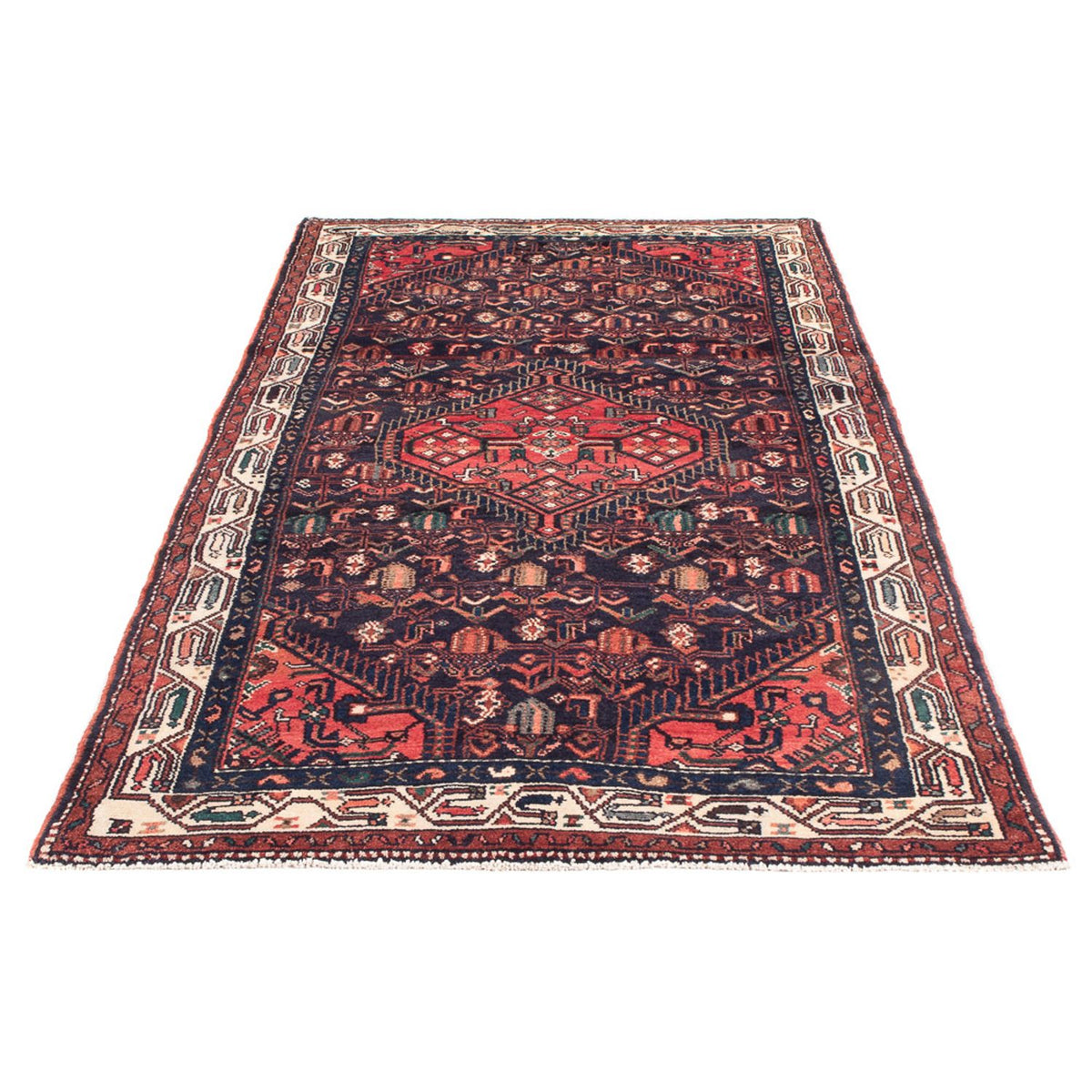 Tapis de couloir Tapis persan - Nomadic - 233 x 112 cm - bleu foncé