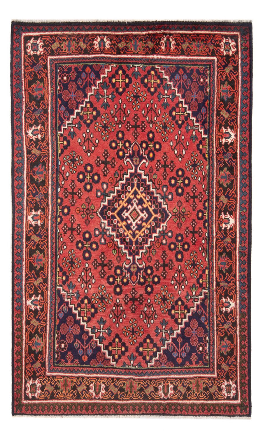 Tapis persan - Nomadic - Royal - 217 x 133 cm - rouge
