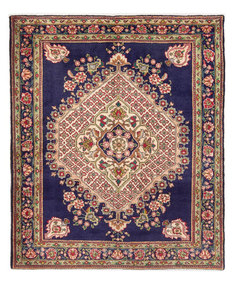 Tapis persan - Nomadic - Royal - 184 x 150 cm - bleu foncé