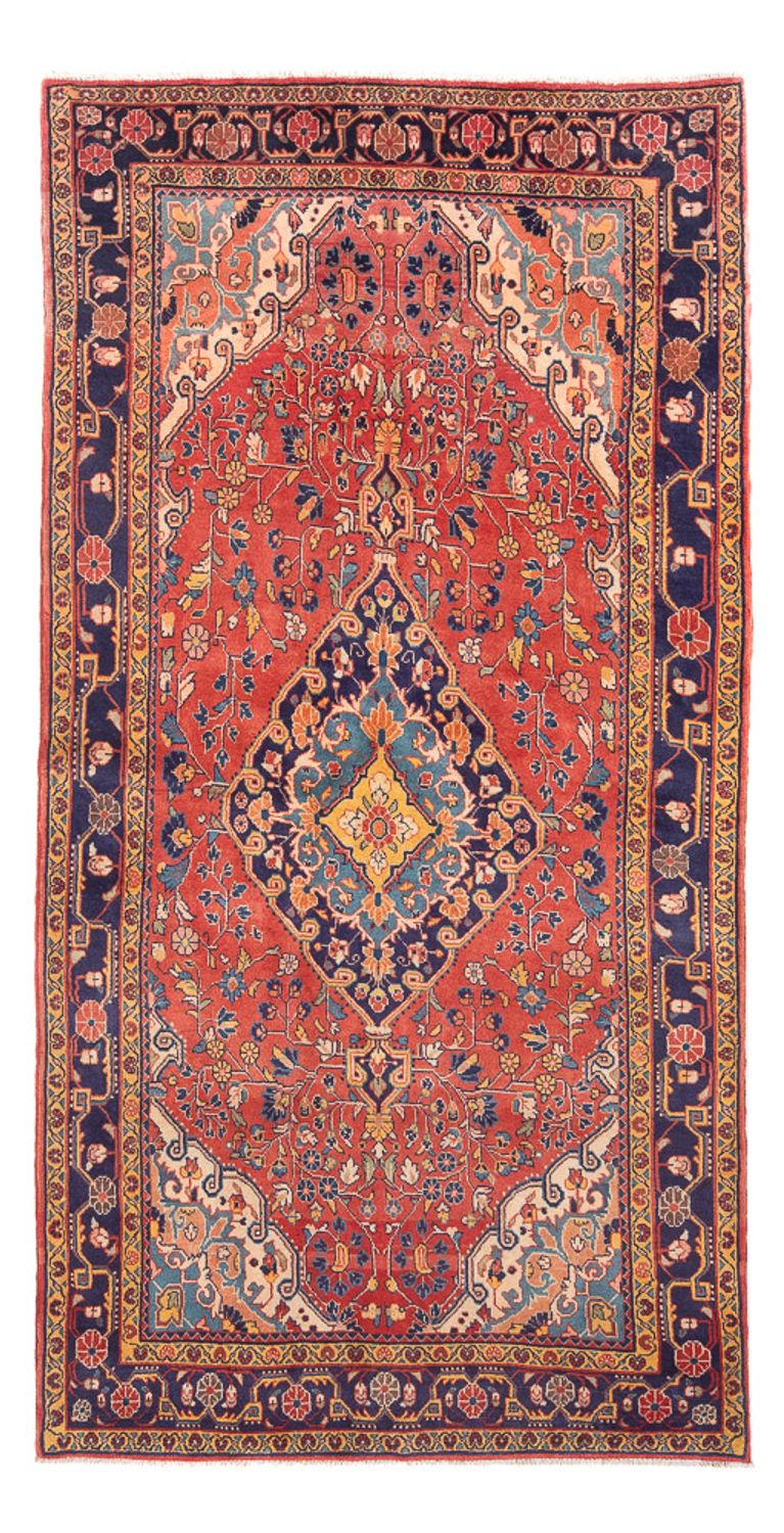 Tapis de couloir Tapis persan - Nomadic - 254 x 127 cm - rouge