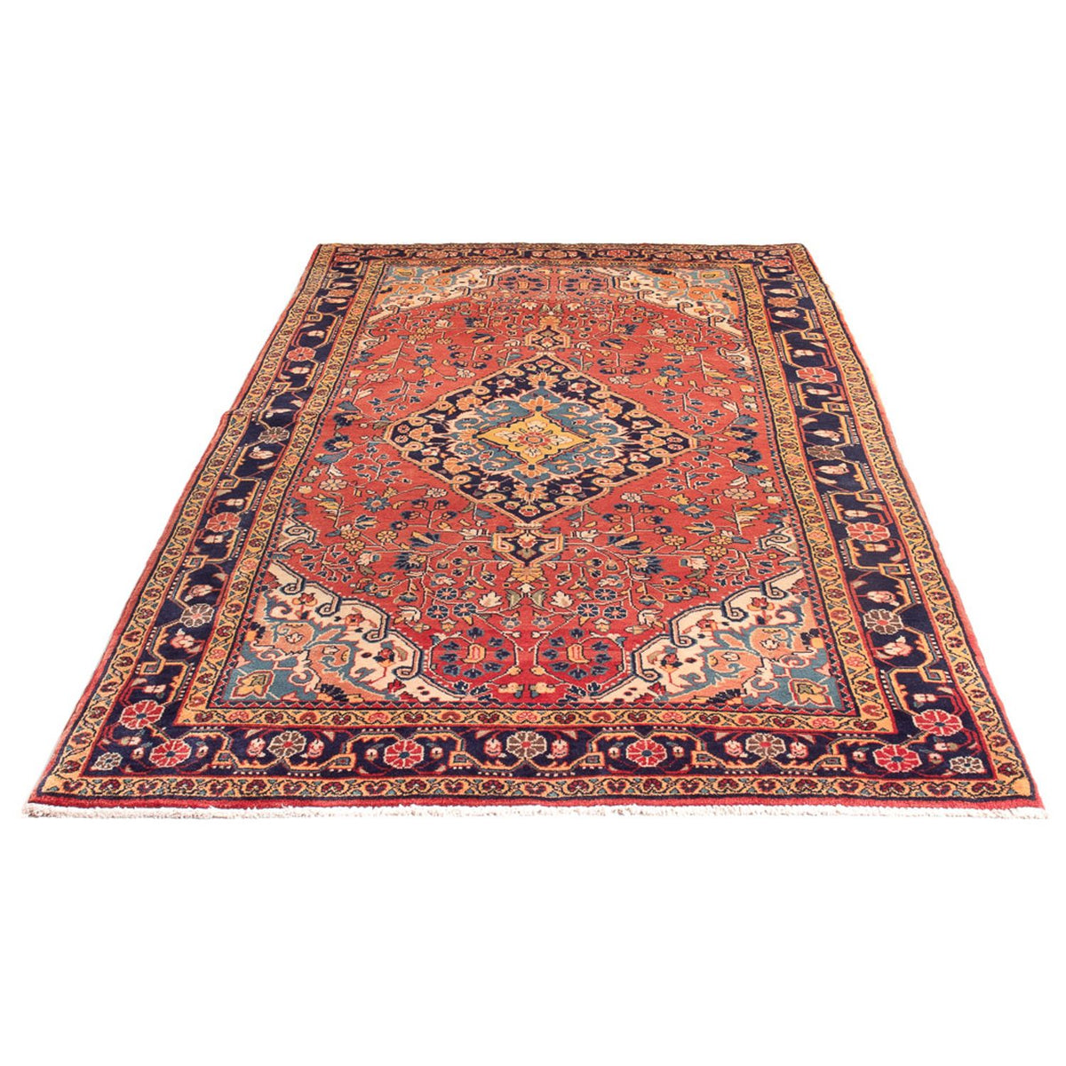 Tapis de couloir Tapis persan - Nomadic - 254 x 127 cm - rouge