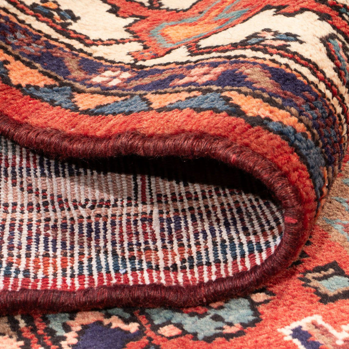 Tapis persan - Nomadic - Royal - 250 x 141 cm - rouge