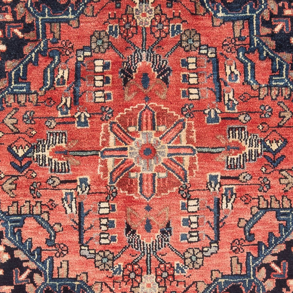 Tapis persan - Nomadic - Royal - 201 x 119 cm - bleu foncé