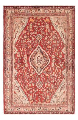 Tapis de couloir Tapis persan - Nomadic - 310 x 137 cm - rouge